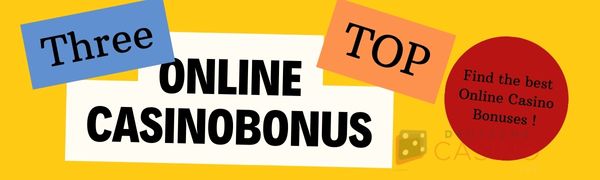 Drei Online Casinos mit Top Bonus