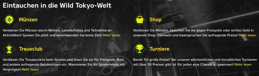 Empfehlenswerte Punkte und Eigenschaften des Casinos